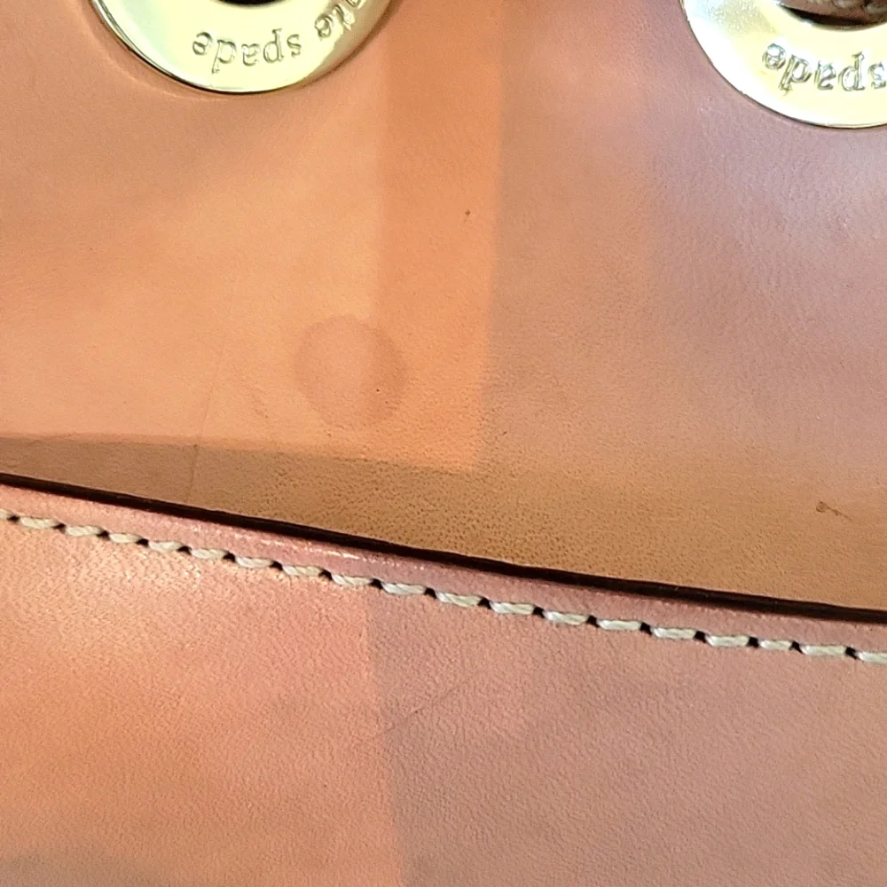 Kate Spade Striped Red, Black & White Stachel Carryall Handbag - Picture 6 of 9